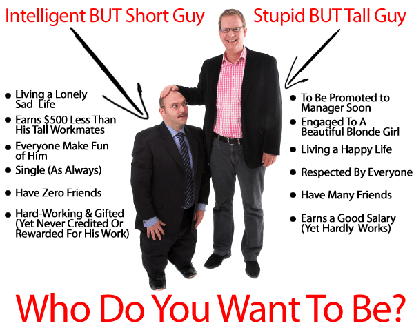 Tall Vs Short Feelings & Problems