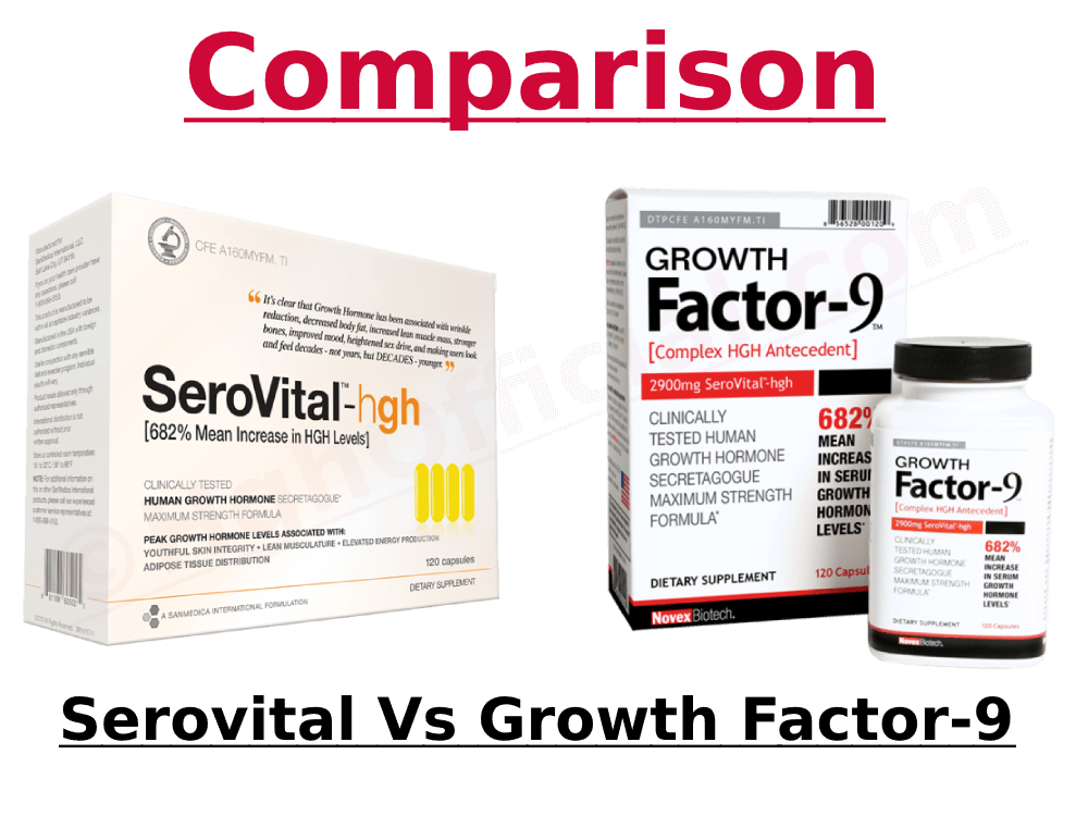 GrowthFactor9 vs Serovital HGH Comparison